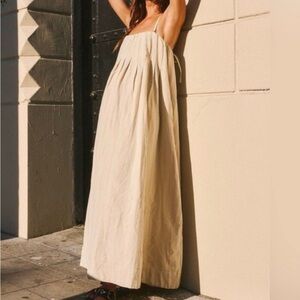 Free People Cream Maxi Dress